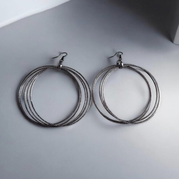 Big Round Disco Earring - Picture 3 of 6